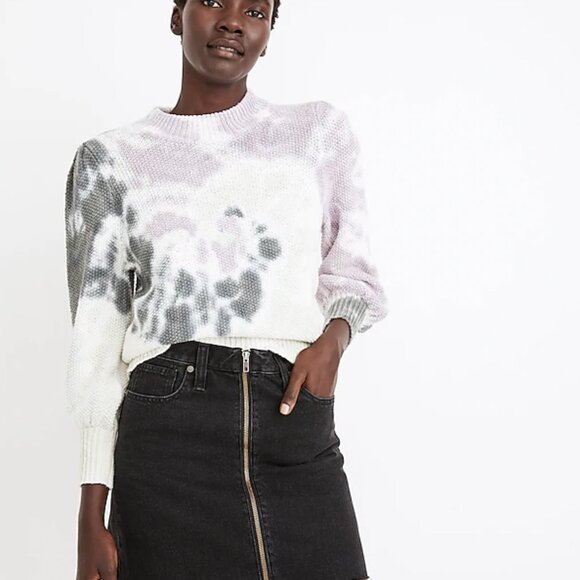 NWT Madewell Rigid Denim A-Line Mini Skirt in Lunar Wash, Sz 25 - Picture 2 of 5